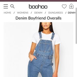 Boyfriend overalls denim